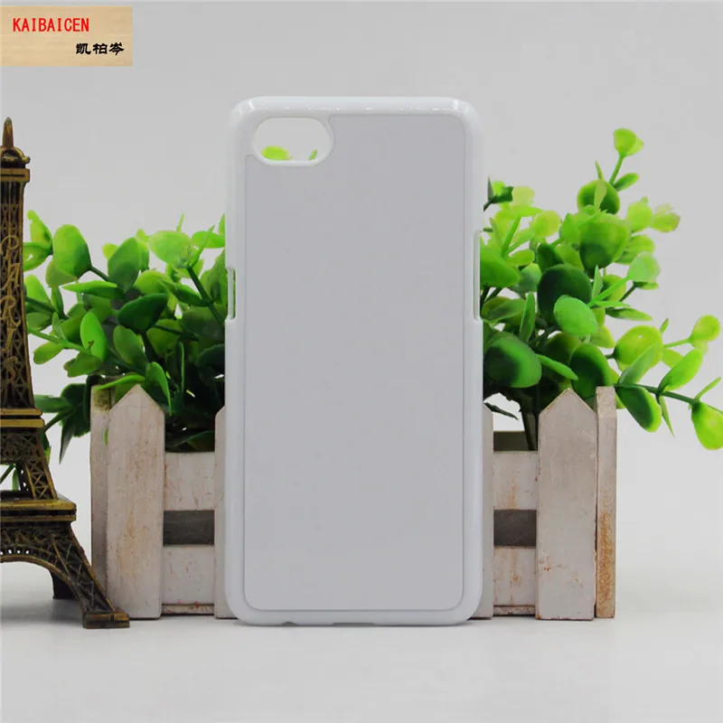 white Для OPPO A1K 2D Сублимация Жесткий ПК Пластиковый пустой корпус чехол с алюминиевым листом Gule - Цвет: white