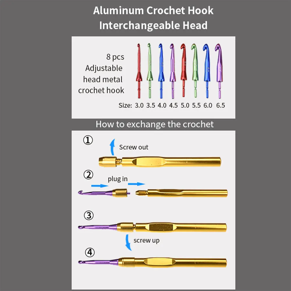 Набор швейных инструментов для домашнего использования 45 шт. наборы крюков