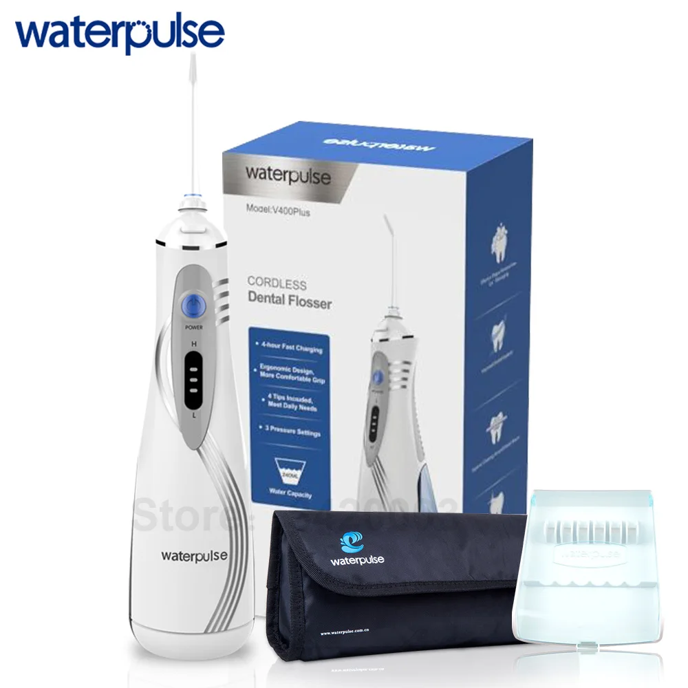 Ирригатор для полости рта Waterpulse V400P Портативный Стоматологический с 4