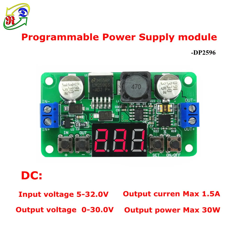 RD LM2596 постоянной Напряжение Шаг вниз программируемый Питание понижающий