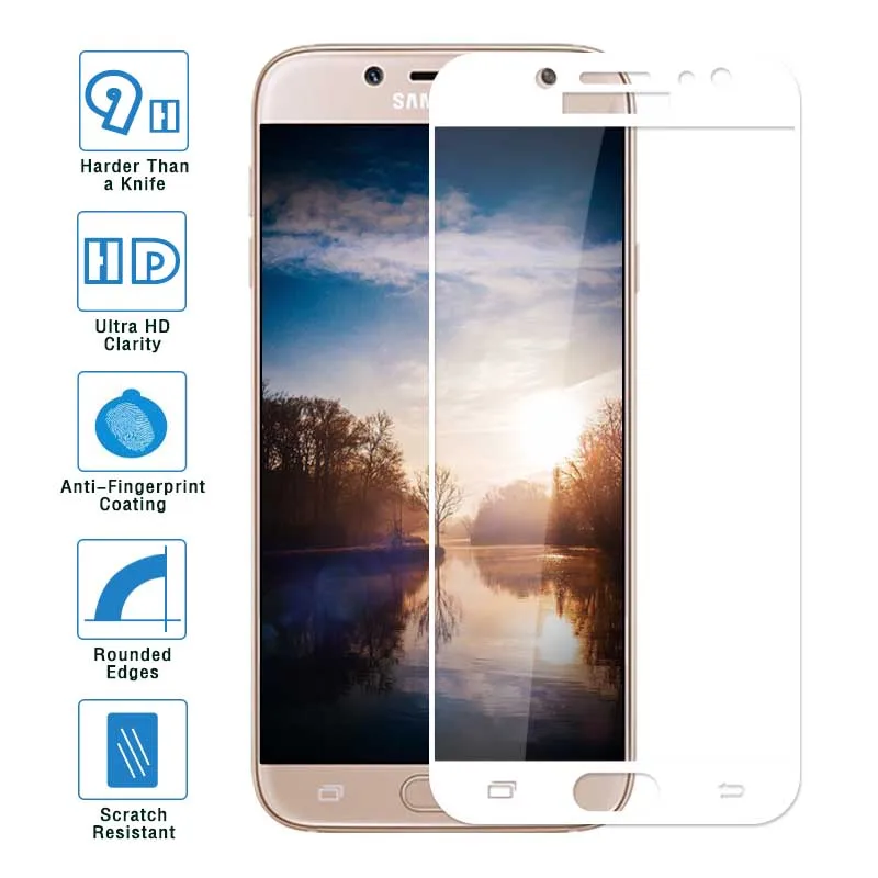 Защитная пленка для экрана Samsung Galaxy J7 2017 Европейская версия Полная защита Pro SM J730F закаленное стекло|Защитные