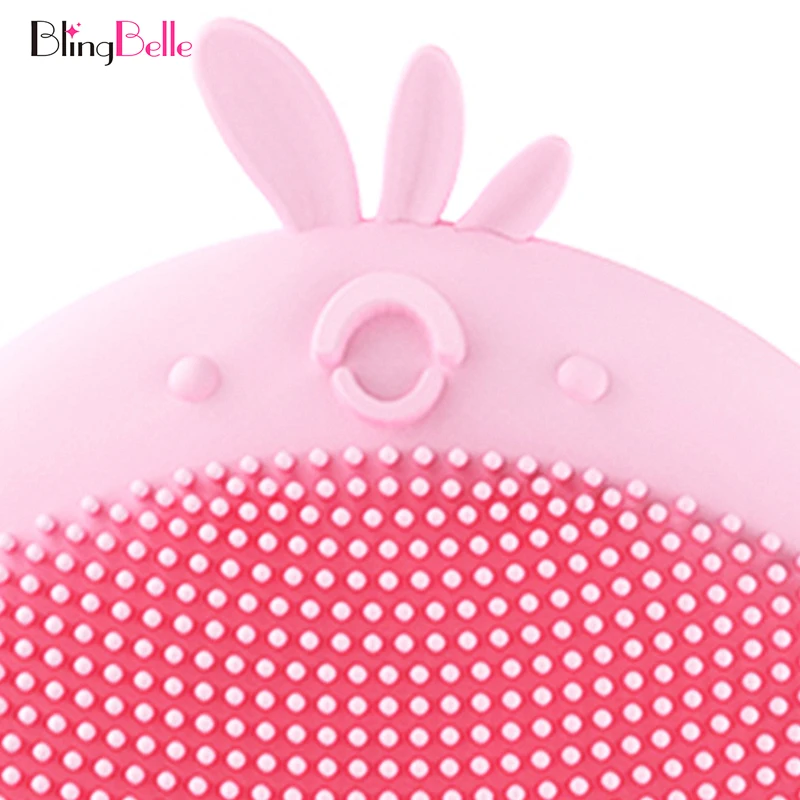 BlingBelle Мини Мягкие силиконовые щетка для чистки лица кремния вибратор скраб кожи