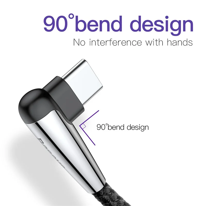 USB-кабель Baseus для игр и мобильных телефонов кабель USB Type-C Samsung S9 S8 Plus быстрой
