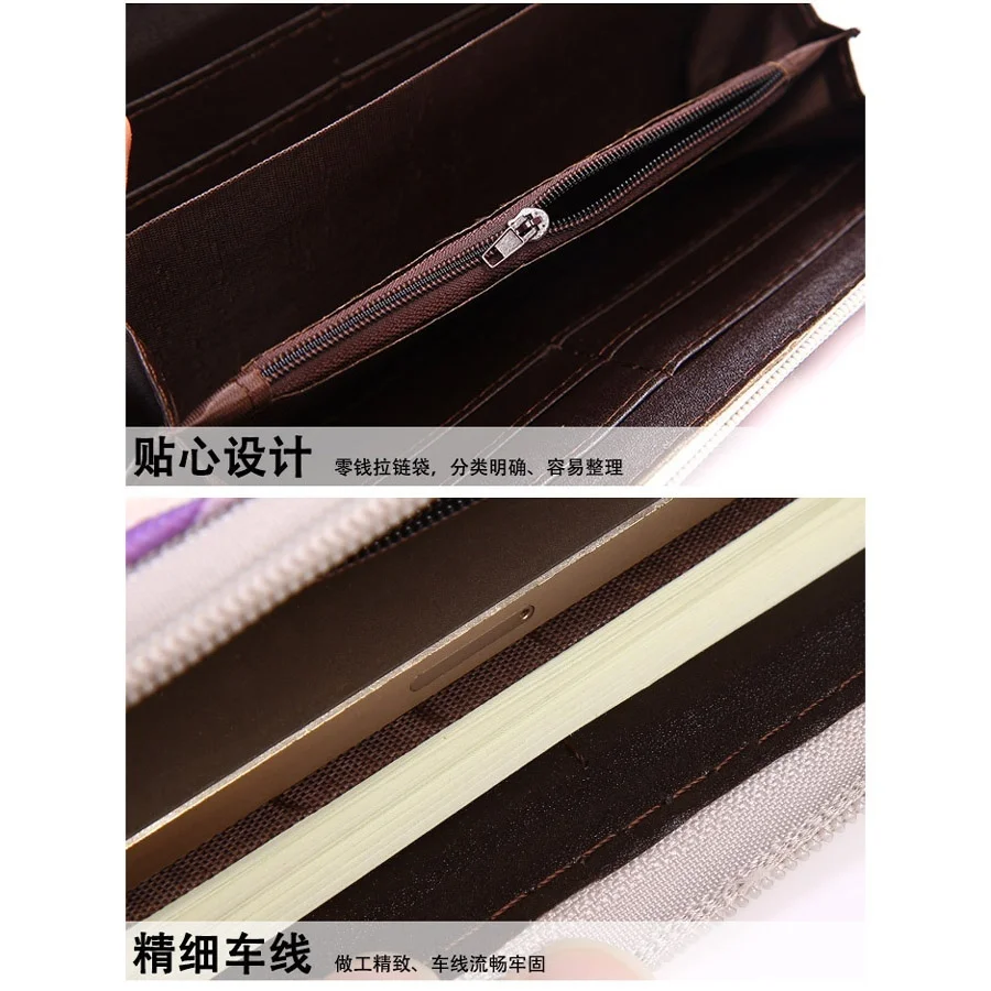 

TouHou Project Anime Long Leather Wallet Kirisame Marisa Women's Portable Purse