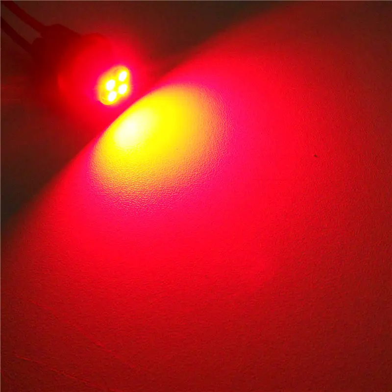 12V светодиодный лампочка для автомобиля 10 шт T10(4*1210 SMD)W5W W2.1X9.5d сигнала Топ чтения