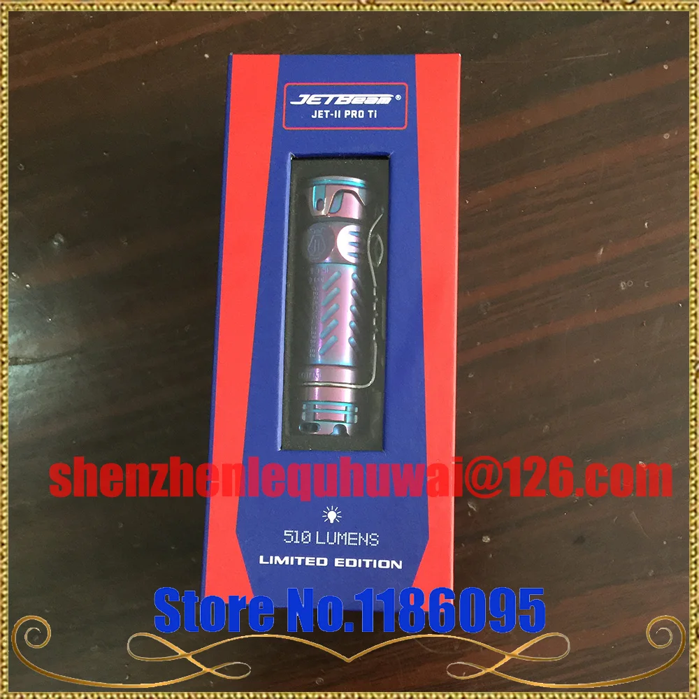 1 шт. JETBeam II PRO TI 510LM 4 режима тактический фонарь светодиодный светильник мини-вспышка светильник