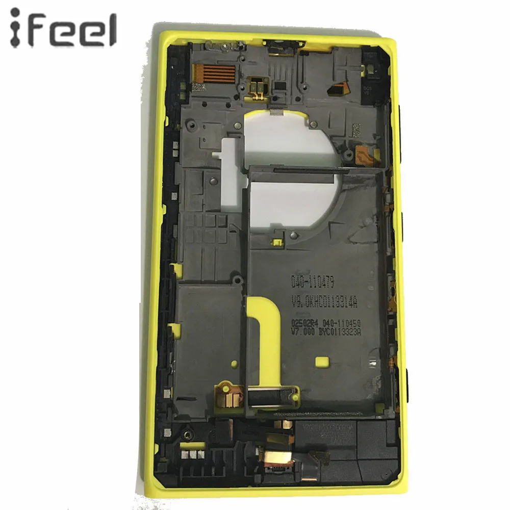 IFEEL для Nokia Lumia 1020 оригинальная задняя крышка батарейного отсека Корпус+ Боковая кнопка громкости питания+ зарядный порт гибкий кабель Запчасти