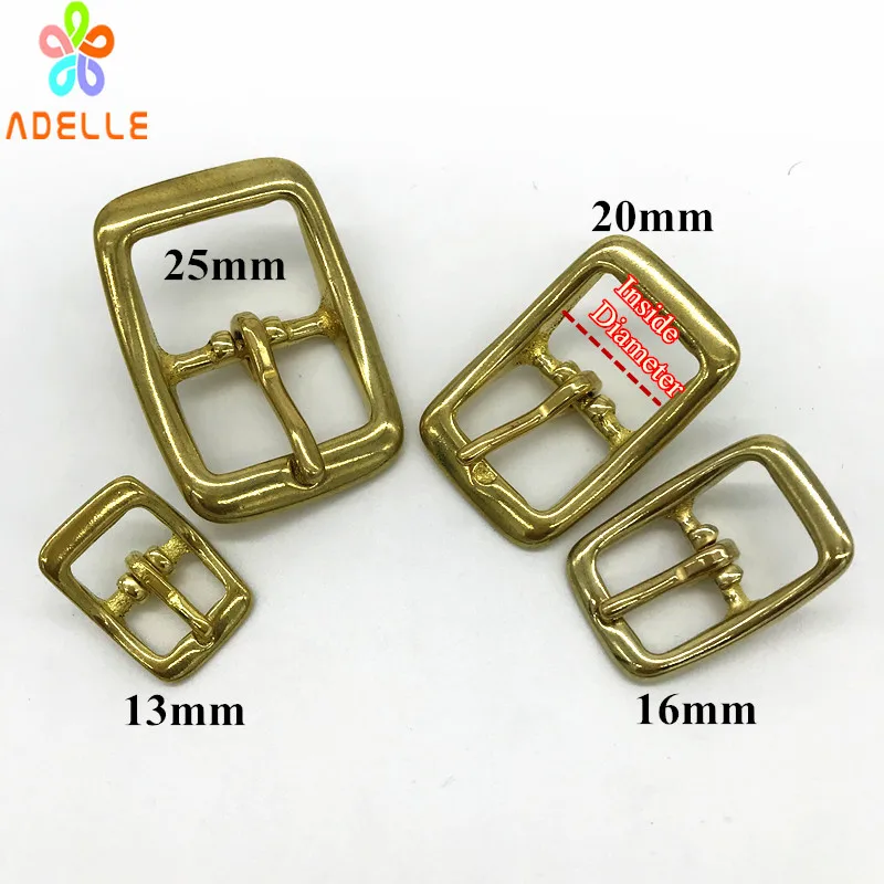 Пряжка с булавкой из чистой латуни 13/16/20/25 мм 2 шт.|pin buckle|solid brass bucklesolid belt buckles |