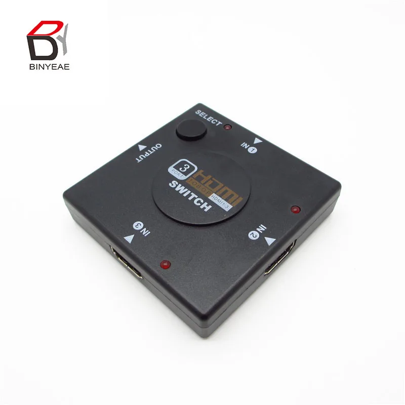 Мини 3 порта HDMI коммутатор 1080P сплиттер 3 входа 1 выход коробка HDMI селектор для PS3 PS4 умный HDTV 1080P