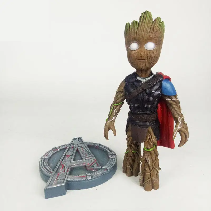 Экшн фигурка Marvel Avengers 3 Groot для детей супергероев ПВХ кукла подарки на день