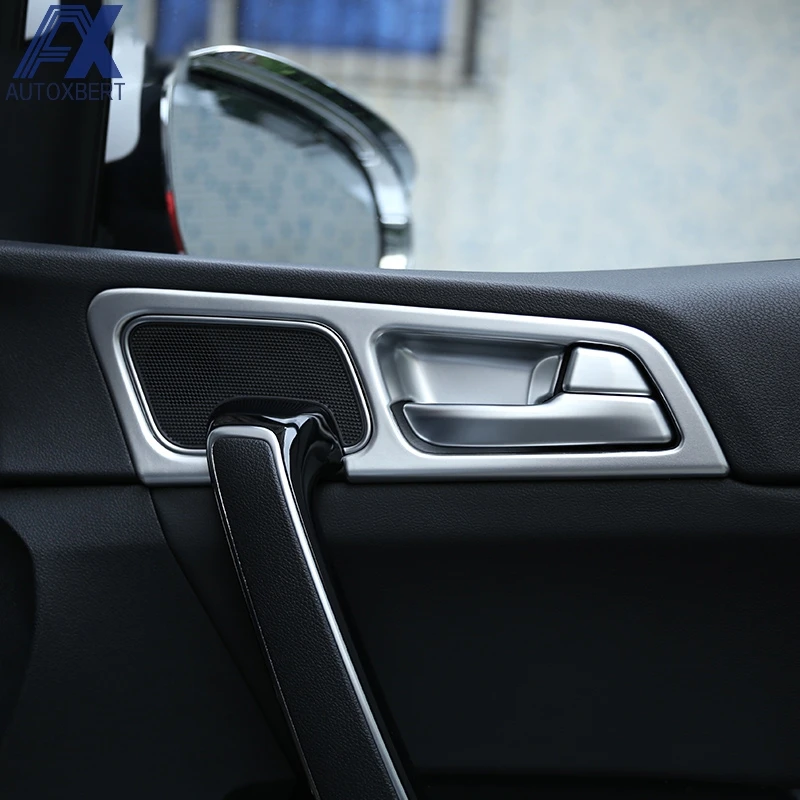 AX стайлинга автомобилей хромированная внутренняя дверная ручка защелка Крышка
