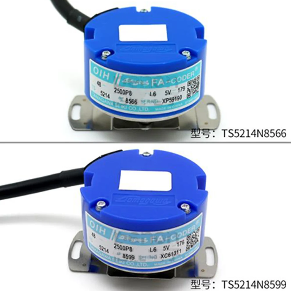 TAMAGAWA OIH48-2500P4-L6-5V Servo Motor Encoder 2500 pulse TS5214N500 TS5214N8566 N8599 DC5V Line Driver UVW output encoder | Инструменты