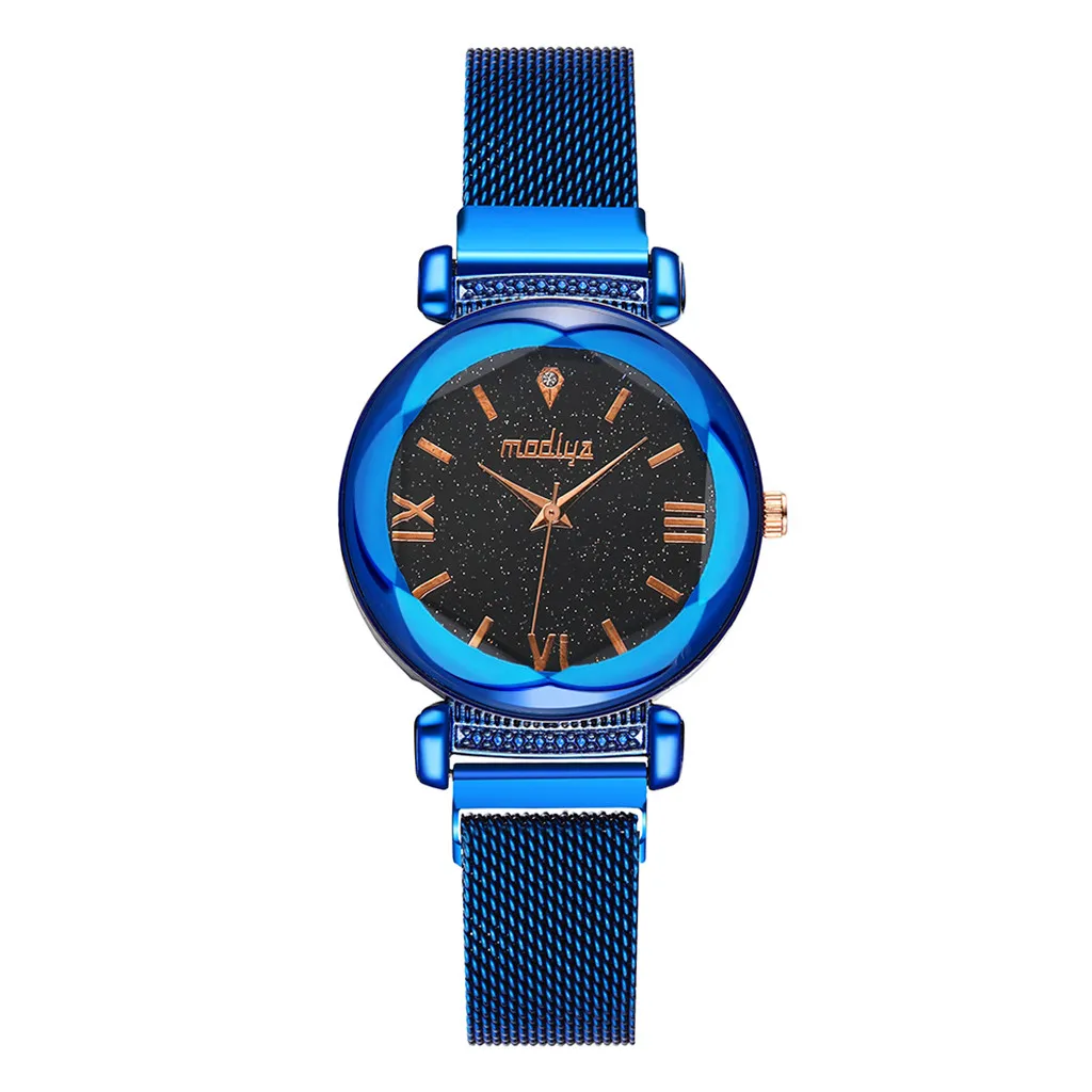 Женские кварцевые часы с сетчатым ремешком из нержавеющей стали Zegarek Reloj Mujer