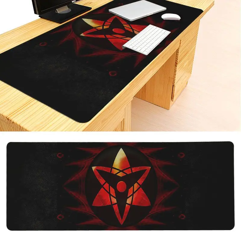 Lock Edge 30x70cm Congsipad красивый аниме Itachi s Sharingan коврик для мыши геймер игровые коврики размер для 300*700*2 мм и 300*900*2 мм коврик для мыши - Цвет: Lock Edge 30x70cm