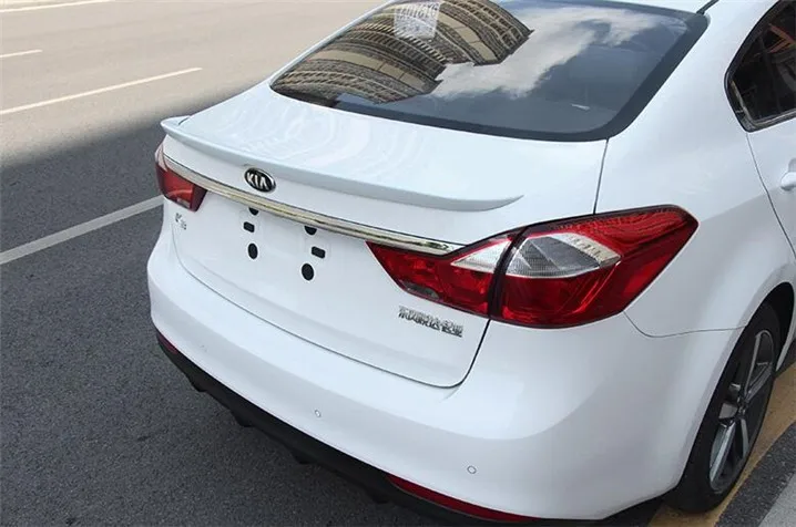 Для Kia Forte K3 спойлер Высокое качество ABS Материал заднего крыла Праймеры Цвет задний спойлер для Kia Forte K3 спойлер