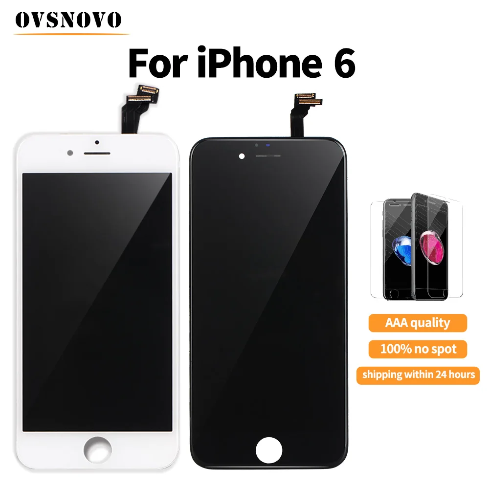 100% протестированный ЖК дисплей с дигитайзером для iPhone 6 plus замена экрана 7