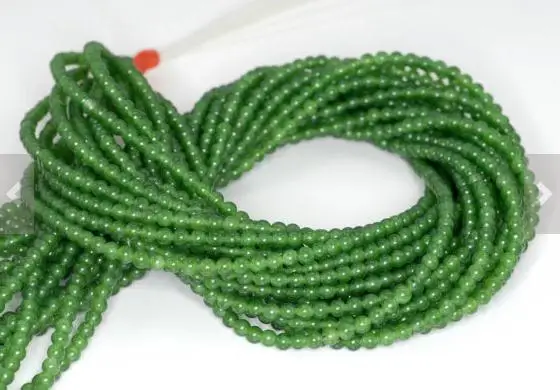 

New Arriver Jades Beads Jewellery,3mm Green Jades Gem-stones Loose Beads One Full Strand,Free Shipping