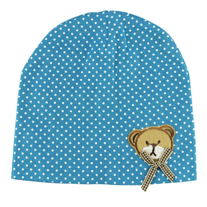 MUQDEW Kids Cap Hot Selling Spring Autumn Baby Head with Cute Little Bear Pattern Babys Cotton | Детская одежда и обувь