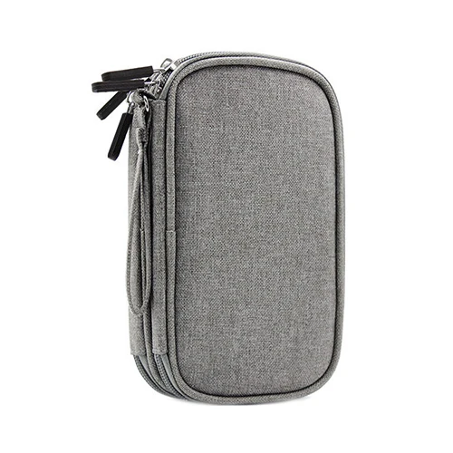 Gray Cable Bag Сумка с цифровым кабелем, для путешествий, электронные аксессуары, зарядное устройство, гаджеты, органайзер, наушники, SD карты, диски, провода, чехол для путешествий - Цвет: Gray Cable Bag