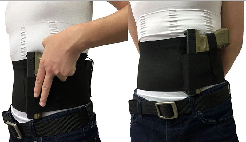Универсальная кобура для живота скрытая сумка с карманом журналов и 2