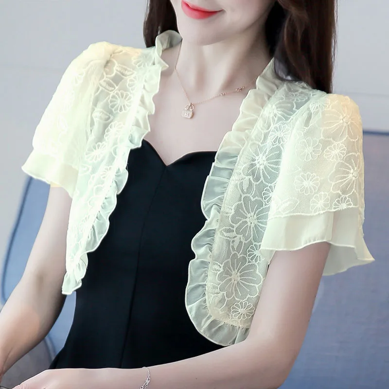 Foral/кружевные шорты тонкие черные розовые белые шали элегантные Базовые Дешевые