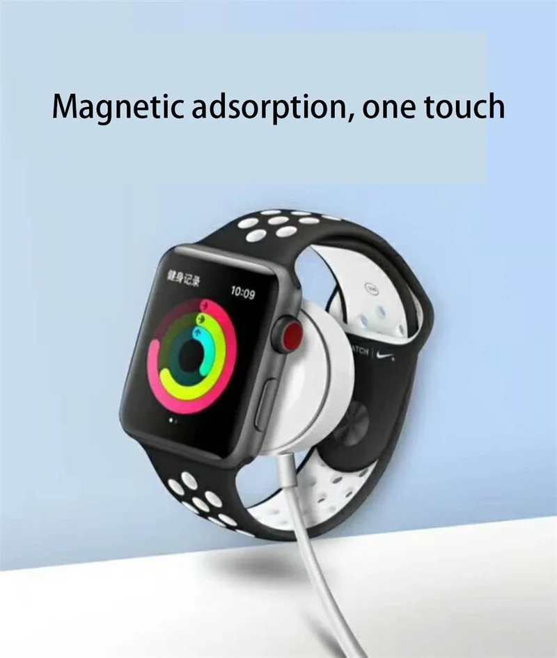 Беспроводной быстро Зарядное устройство для наручных часов Apple Watch зарядка через usb для Watch Series 2/3/4 магнитные часы Зарядное устройство 38 мм и 42 мм Смарт-часы