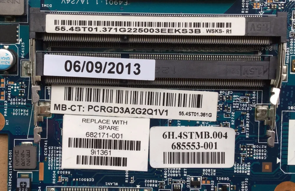 682171-501 Материнская плата для ноутбука 682171-001 для hp Envy DV6 DV6-7000 материнская плата 630 M/2G системная плата для ноутбука