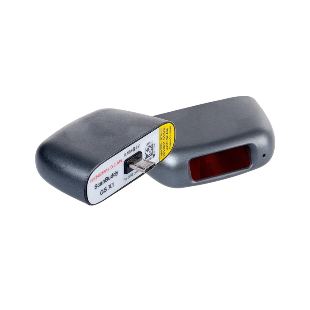 Generalscan ScanBuddy GS X1 (06) 1D лазерная мини Micro USB сканер штрих кода считывания кодов для