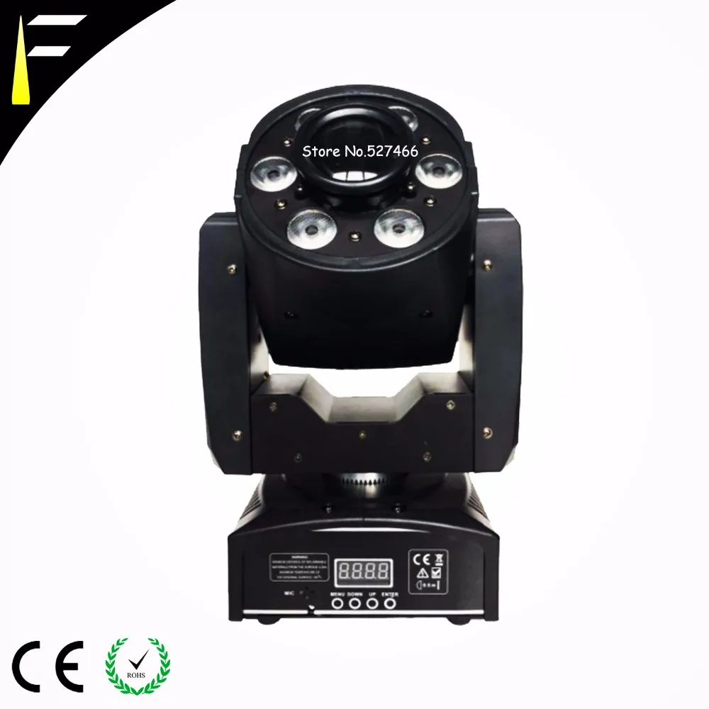 30 Вт узор + 6*8 мягкий свет стиральная луч движущийся головной RGBW Quad цвет маленький