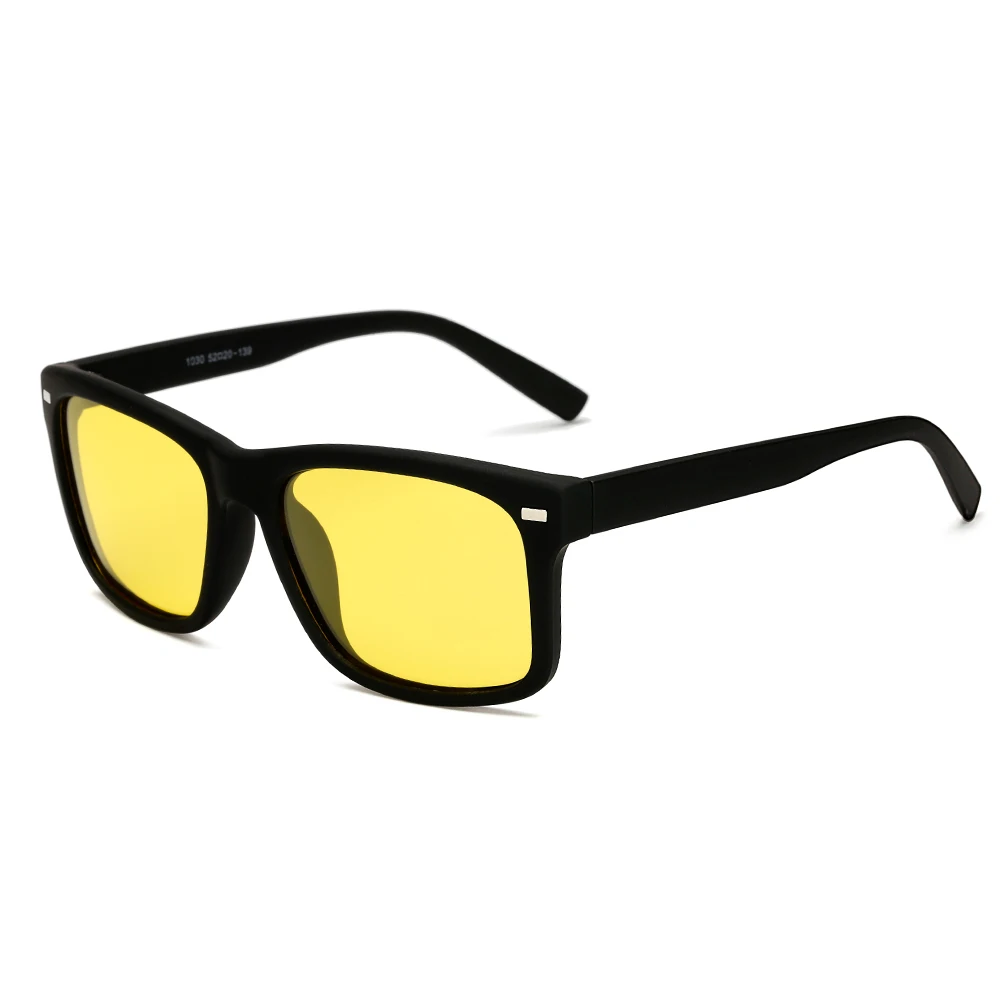 Black Night Vision Longkeperer Горячие мужские Поляризованные Вождения Солнцезащитные очки водители автомобиля Безопасность ночного видения очки антибликовые поляризационные солнцезащитные очки - Цвет линз: Black Night Vision