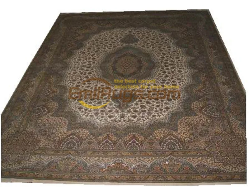 Шерстяной или Шелковый персидский ручной работы крючком обивочная ткань для