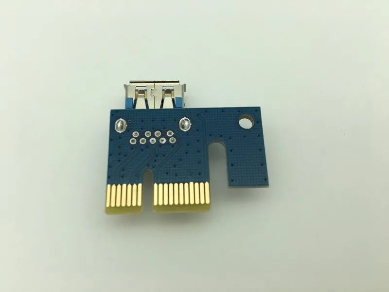 50 шт./лот PCI E PCIe Express 1X карта расширения графической карты USB 3 0 преобразователь