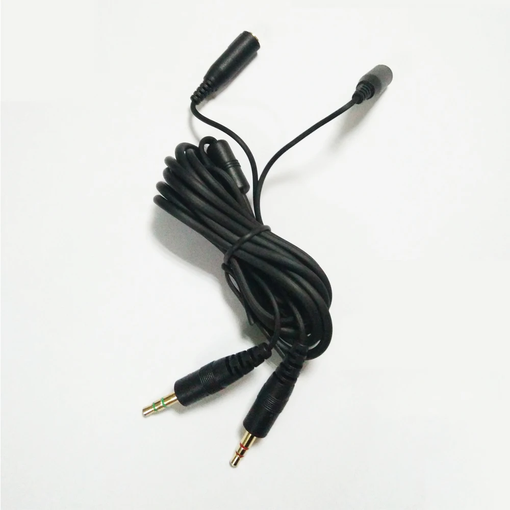 Высококачественные удлинительные кабели со штекером 3 5 мм на гнездо Aux аудио шнур