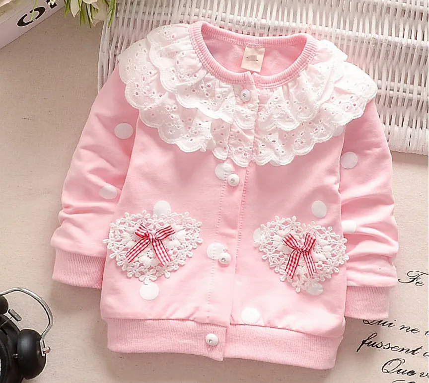 Пальто для маленьких девочек новинка осенне весенний кардиган топы детей куртка