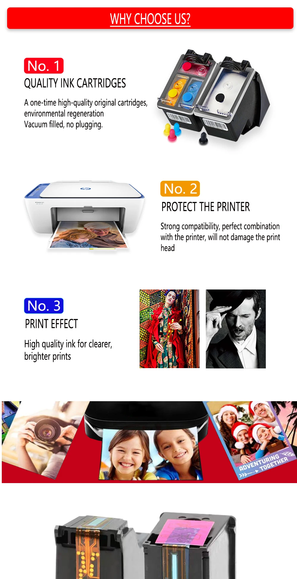 DMYON 302XL картуш Encre для hp 302 для hp Deskjet 1110 2130 1112 3630 3632 3830 Officejet 4650 4652 принтера чернильный картридж для hp 302