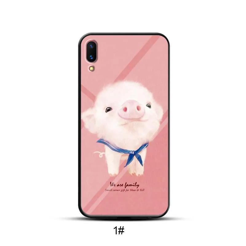 Милый чехол из закаленного стекла с мультяшным принтом для Xiaomi Redmi 5 5Plus 5A 6 6A 6Pro S2