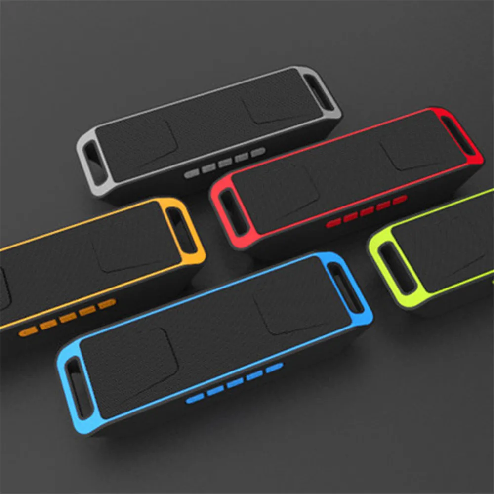 Портативный Bluetooth динамик беспроводной стерео с усиленным басом встроенный