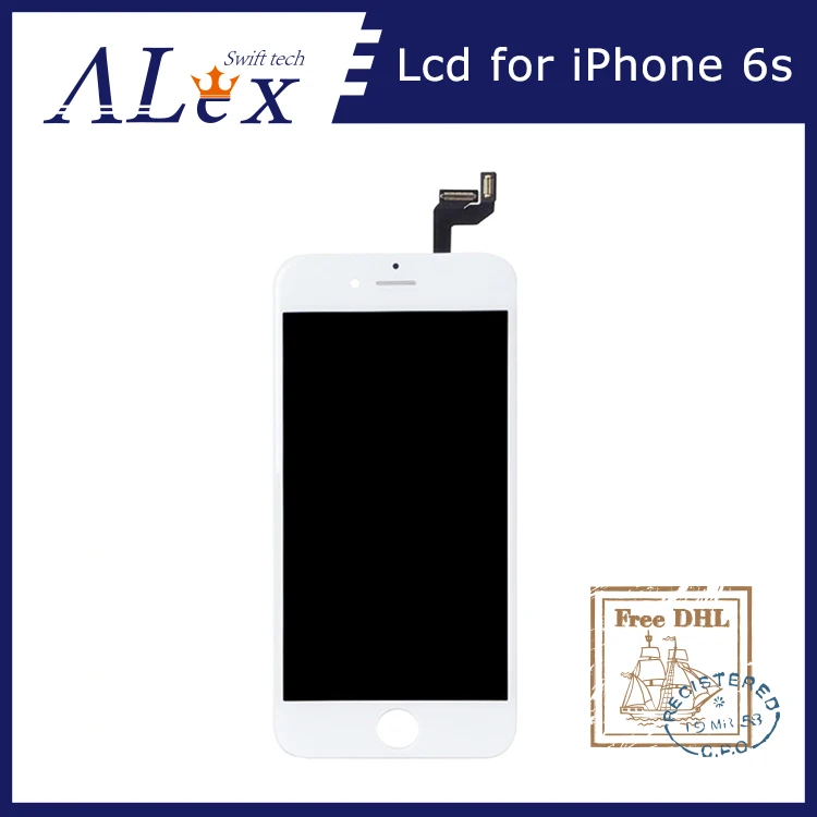 10/шт OEM для iPhone 6s LCD белый с сенсорным экраном 4 7 дюймовый дисплей без битых