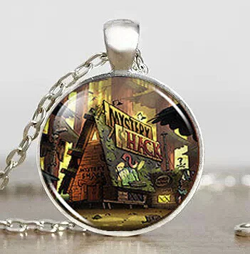 Винтажное модное ожерелье Mystery Shack ручной работы кулон из латуни и стали