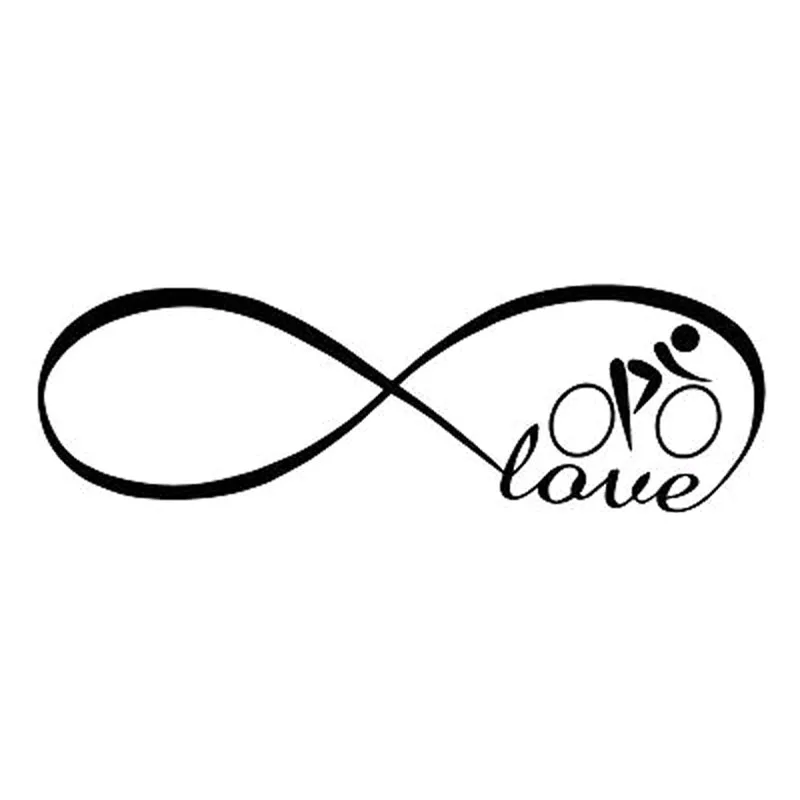 Велосипедная наклейка INFINITY lOVE 20 х6 3 см|car accessories|sticker vinylvinyl decal |