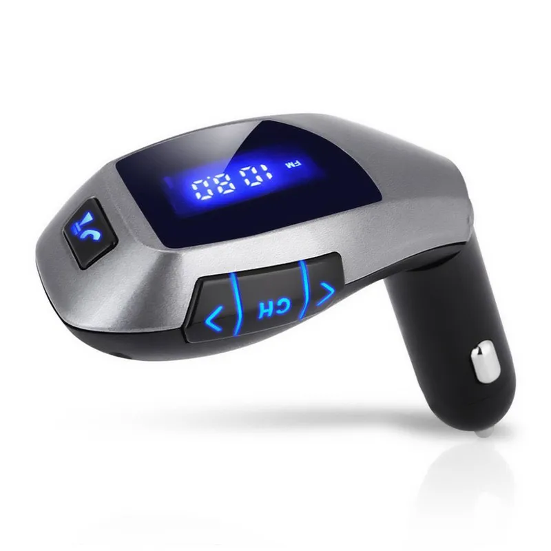 DOITOP беспроводной Bluetooth адаптер MP3 плеер fm передатчик радио LCD SD X5 USB зарядное