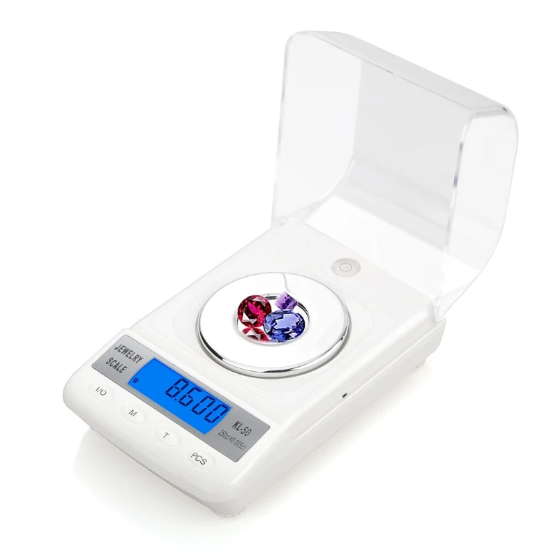 High Accuracy 0.001g 50g Digital Jewelry Scale Powder LCD Electronic Carat |