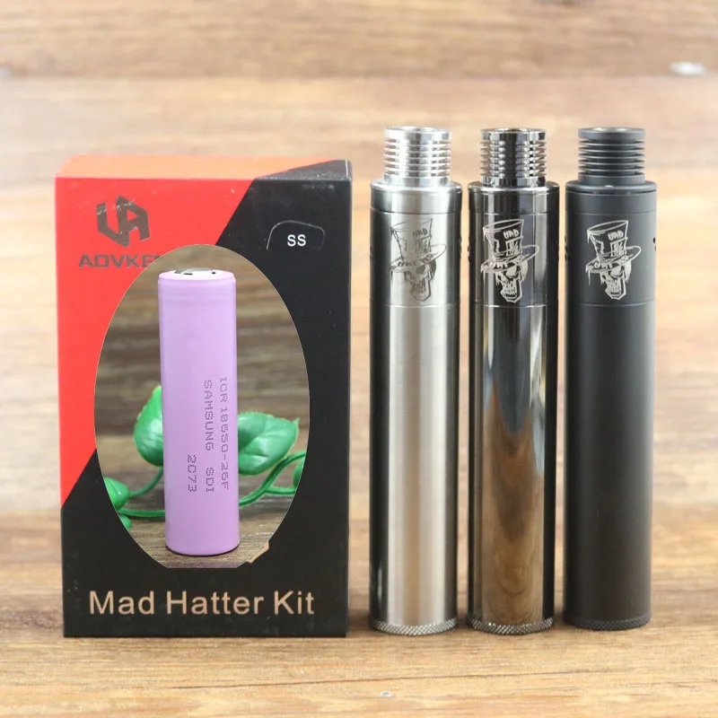 Оригинальный Advken Безумный Шляпник мини полная механическая mod с rda танк и 18650 2600