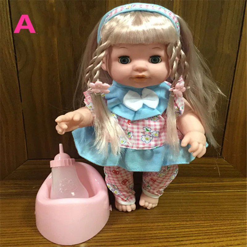 Детские куклы reborn kawaii Игрушки для маленьких девочек звуковые напитки вода
