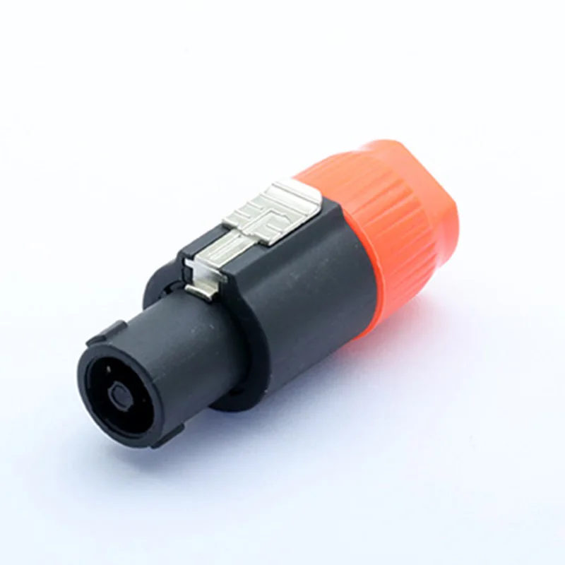 RTC2007-ORANGE 3PIN/4PIN водонепроницаемый 20A Мощность CON адаптер для монтажа на панель настоящий замок кабельный разъем IP65 авиационный огнезащитный разъем - Цвет: RTC2007-ORANGE