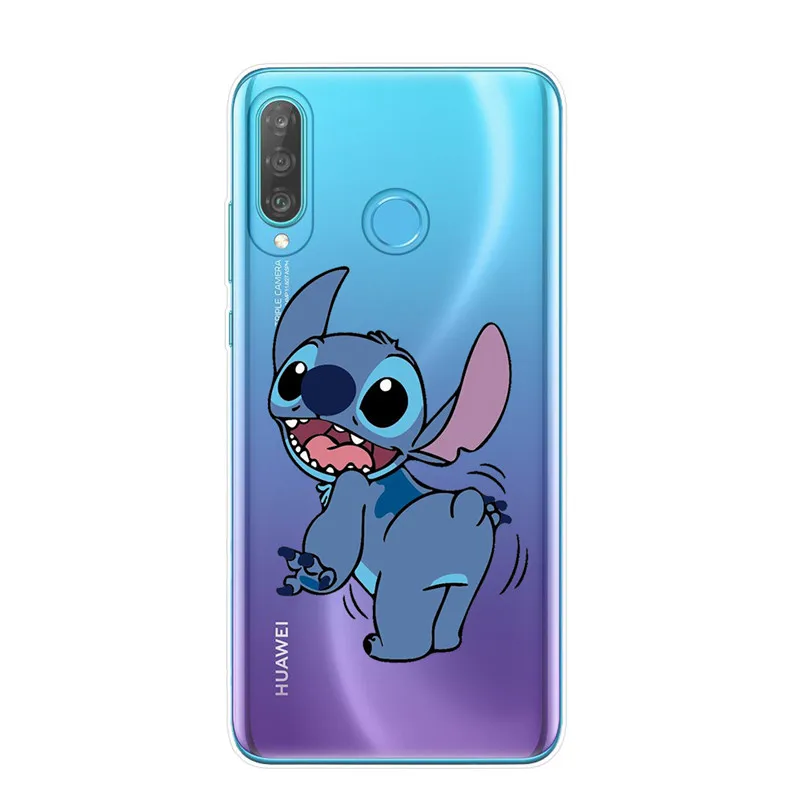 T5977 Мультяшный милый Стич Ститч чехол для телефона huawei P30 P20 Lite Pro P10 P9 P8 Lite Мягкий силиконовый чехол из ТПУ - Цвет: T5977
