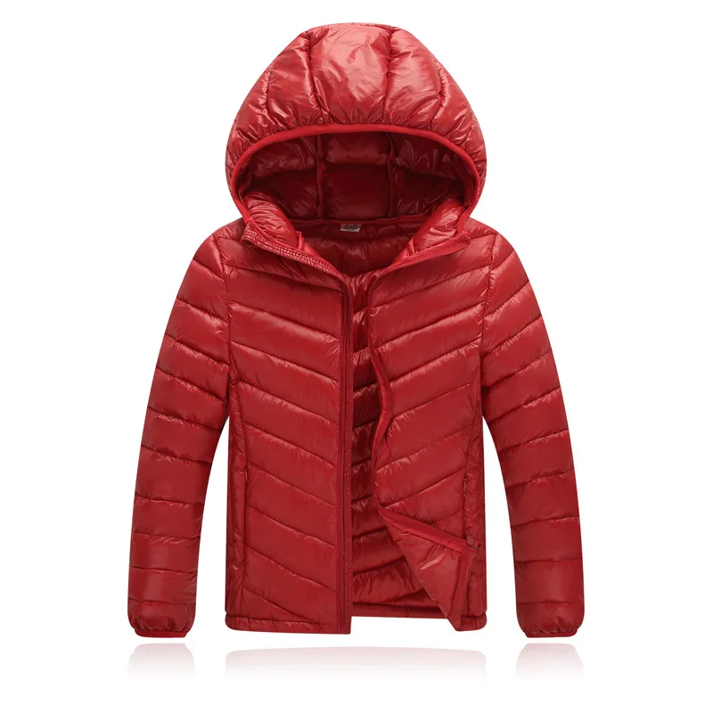 Зимние пуховики для мальчиков и девочек теплая одежда с капюшоном Детские пальто