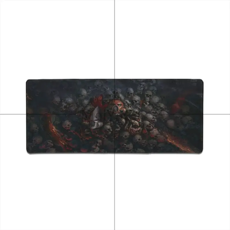 Lock Edge 40X90cm MaiYaCa череп винтажный стильный игровой коврик для мыши из натурального каучука Настольный коврик уникальный настольный коврик для ноутбука ПК компьютер коврик xl коврик для мыши - Цвет: Lock Edge 40X90cm
