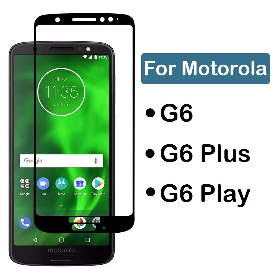 Защитное стекло закаленное для motorola moto g6 plus play g 6 g6plus g6play 9h|Защитные стёкла и