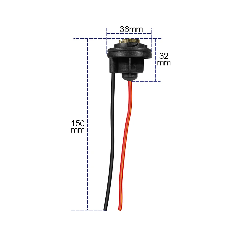 2 шт. 1156 Ba15s T15 W16W P21W цоколь 1157 BAY15D P21/5 Вт светильник базовый зажим-переходник разъем жгута автомобильный светильник гнездо